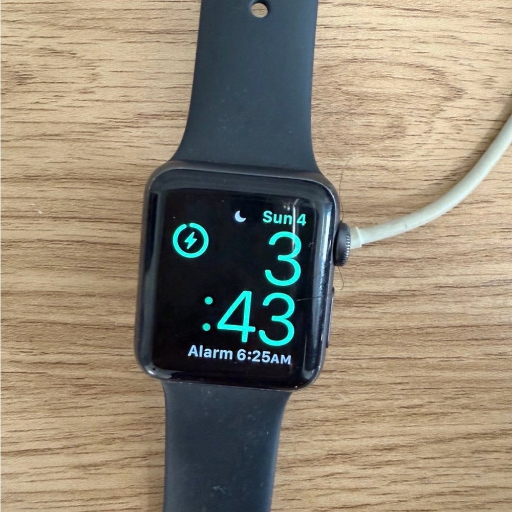 Apple Watch Series 3( Black) - Black Sport Band